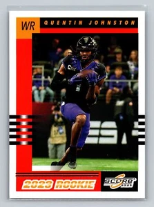 Quentin Johnston #6 2023 Score TCU Horned Frogs 2003 Throwback Rookies Red - Picture 1 of 2
