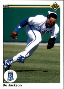 1990 Upper Deck #105 Bo Jackson Kansas City Royals Baseball Card NM-MT  ID:28797 - Picture 1 of 2