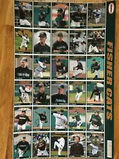 2005 New Hampshire Fisher Cats minor league baseball uncut cards autographs mlb