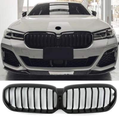CALANDRE POUR LA BMW SÉRIE 5 G30 G31 LCI SPORT NOIR BRILLANT - Photo 1/2