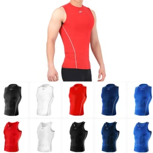 Take Five Mens Skin Tight Compression Base Layer Running Shirt S~2XL 06 - Picture 1 of 16