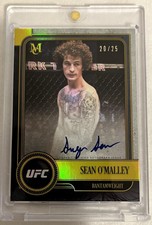 Sean O’Malley GOLD On-Card Autograph /25 Topps UFC Museum Collection 2019