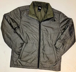 The North Face Men’s Jacket Sz M Full Zip Insulated Outdoor Army Green Polyester - Picture 1 of 16