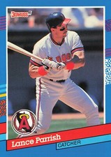 Lance Parrish 1991 Donruss #135 California Angels