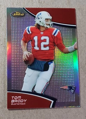 2011 Topps Finest Refractor Tom Brady #70 New England Patriots - Image 1 of 2