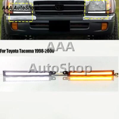LED antiniebla dinámica de funcionamiento diurno con luces de giro para Toyota Tacoma 1998-2000 Foto 1 de 4