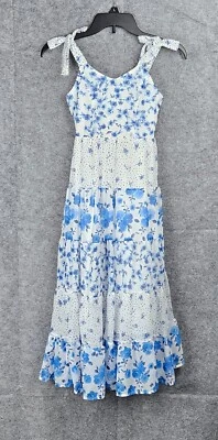 Speechless Girls Size 7 Floral Maxi Dress with Sunglasses - Image 1 of 4