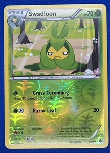 Pokémon Card - SWADLOON - 6/98 - Emerging Powers - Uncommon !!! - Picture 1 of 1