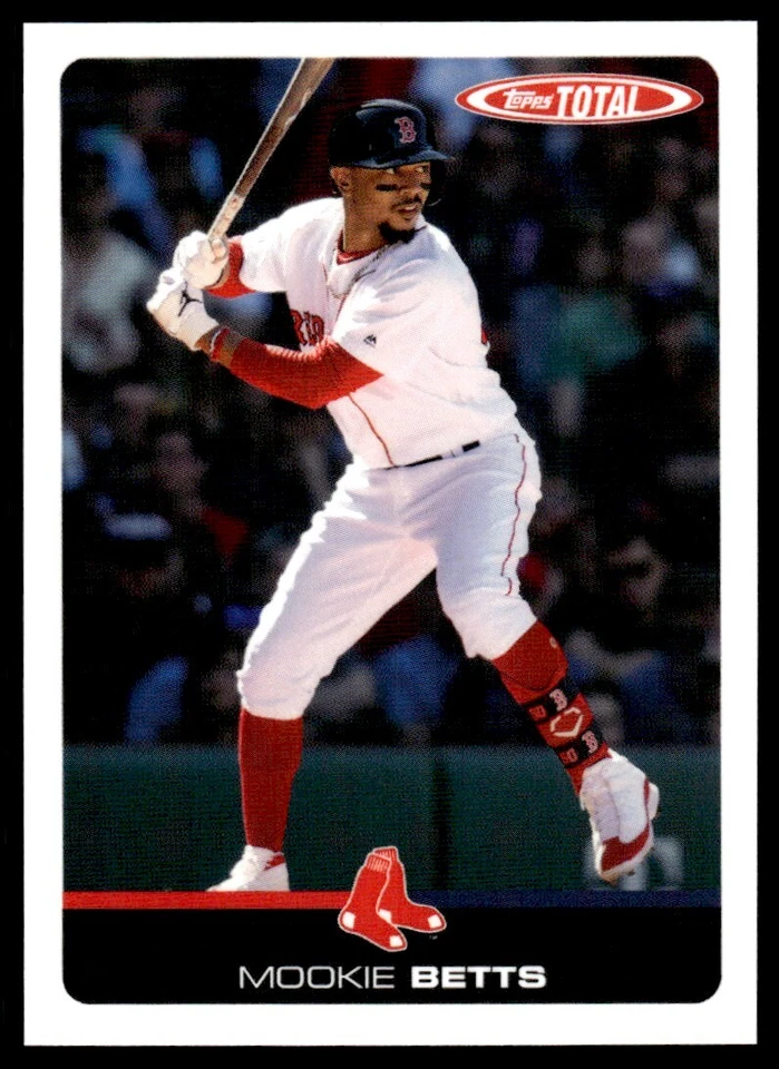 2019 Topps Total Mookie Betts Boston Red Sox #201 - Image 1 of 2