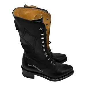 Harley Davidson Damen Motorradstiefel Schwarz EUR 36 - Picture 1 of 3