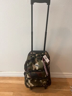 Rockland Double Handle Rolling Backpack Camouflage 17-Inch - Image 1 of 2