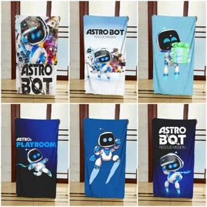 Game Astro Bot Swim Beach Towel Microfiber Blanket 70*140cm Kids Gift - Picture 1 of 16