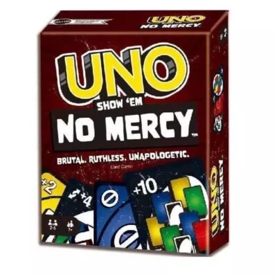 UNO Show Em No Mercy Card Game for Kids, Adults & Family Night - Image 1 of 4