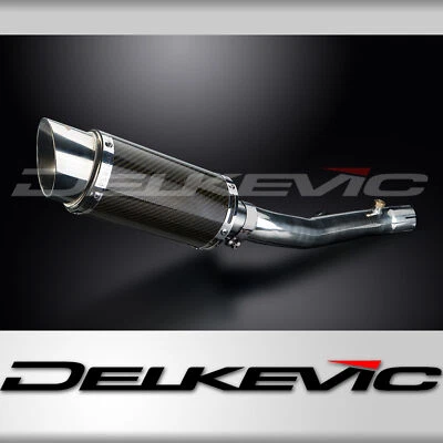 本田 CBR600 F4I 2001 - 2006 一脚蹬 8 英寸圆形碳排气消声器套件 — 第 1/4 张图片