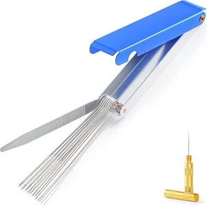 Limpiador de puntas de antorcha, limpiador de puntas de boquilla de soldadura, accesorio de herramientas de limpieza de carburador - Imagen 1 de 7