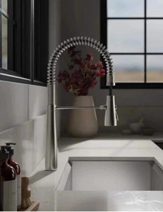 Kohler VIND Semi-Pro herunterziehbare Küchenarmatur 3 Funktionen EDELSTAHL - Bild 1 von 8