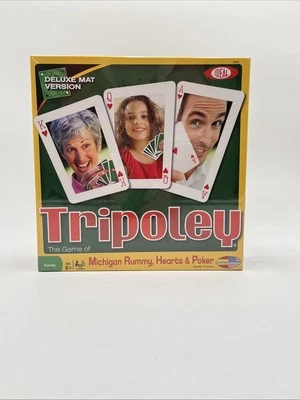 Tripoley Deluxe Mat Version The Game of Michigan Rummy Hearts & Poker 2010 NEW! - Image 1 of 2