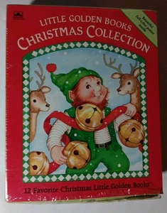 Little Golden Books Christmas Collection Box Set 12 Book NEW Sealed 1987 (READ) - Picture 1 of 7
