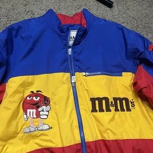 Chaqueta Nascar Vintage Ken Schrader M&Ms Chase Authentics Automotriz Mujer’s L - Imagen 1 de 6