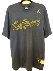 Jordan Re2pect Trikot Herren Größe S Derek Jeter Dri-Fit Mesh Respect schwarz Small - Bild 1 von 6