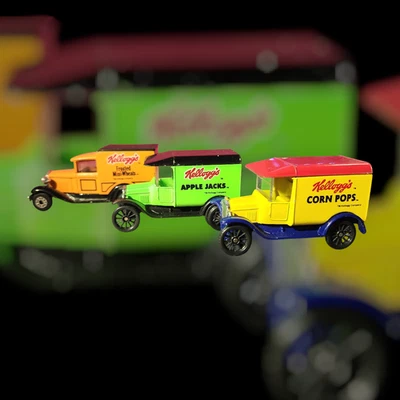 Matchbox - Kellogg's Cereal Set of 3 - Model A/Model T Ford - Vintage 1979/1989 - Image 1 of 4