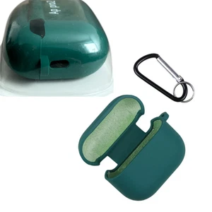 Hülle AirPods Pro 2 SilikonCase mit Mikrofaser-Innenfutter Schutz Atrovirens - Bild 1 von 4