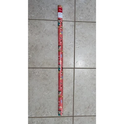 Papel de embrulho para presente de Natal Disney Minnie e Mickey 70 pés quadrados - Imagem 1 de 4