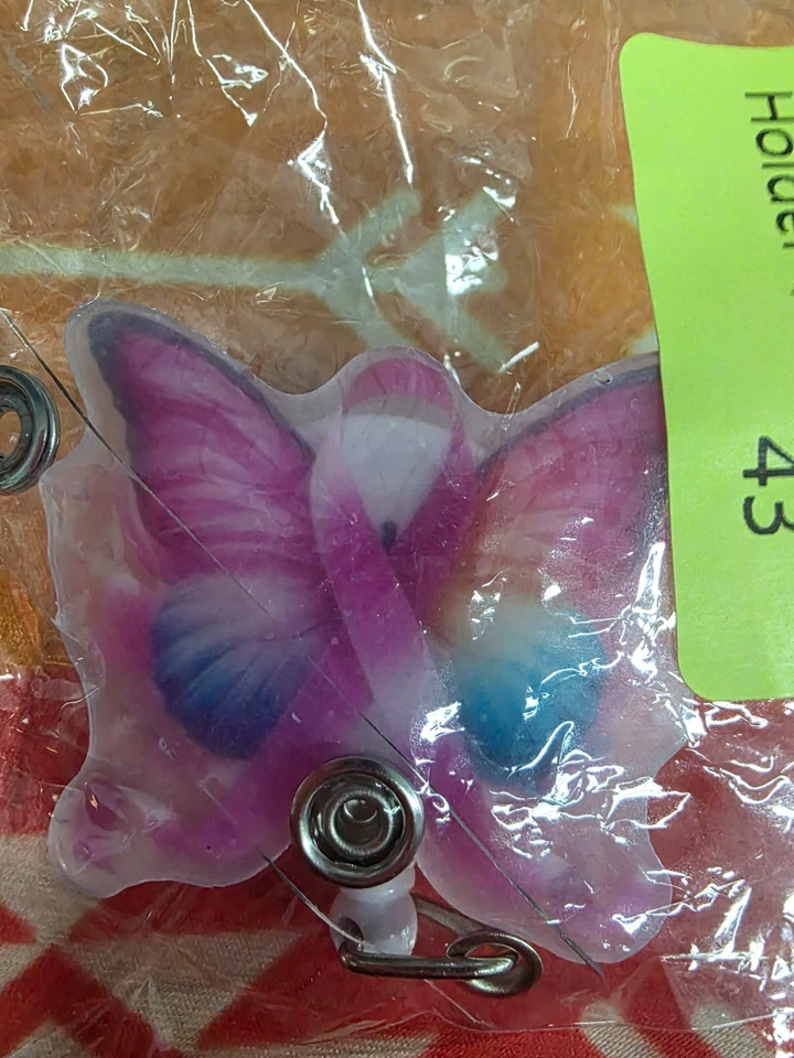 Carrete insignia nuevo $6 púrpura mariposa Foto 1 de 1