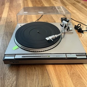 JVC QL A5 Turntable W/ Dustcover Direct Drive Tested - Picture 1 of 12