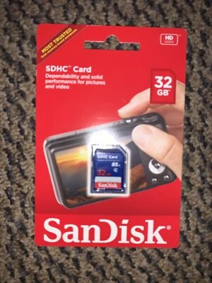 SanDisk 32GB Class 4 SDHC Memory Card - Brand new  - Image 1 of 2