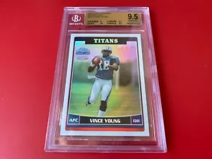 Vince Young 2006 Topps Chrome Refractors ROOKIE Card BGS 9.5 GEM MINT - Bild 1 von 2