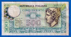 Italy 500 Lire 1974 P-94 Circulated Banknote - 666114 - Picture 1 of 4