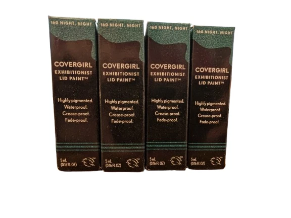 Covergirl Exhibitionist Lid Paint Waterproof Eye shadow 160 Night, Night 4pcs - Image 1 of 1
