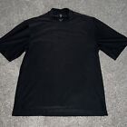 Nike Golf Black Moc Golf Shirt Mens Size XL