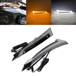 Windshield Trim Lights W/LED Turn Signal Lamp For Harley Road Glide 2015-2024 - Picture 1 of 10