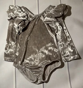 Child Size Small Gray Leotard - Picture 1 of 4