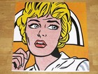 ROY LICHTENSTEIN POSTER " NURSE 1964 " POPART ORIGINAL PLAKAT VINTAGE in MINT
