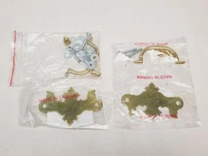 Brass Drawer Pull Lot of 2 w/ Accessories - Picture 1 of 5