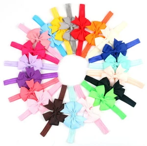 20-Pack Newborn Baby Girl Headbands – Infant Toddler Bow Hair Band Set - Picture 1 of 11