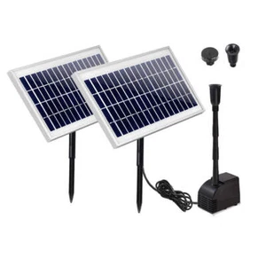 Gardeon Solar Pond Pump Submersible Water Fountain Kit with 2 Panels 7.2FT - Picture 1 of 6