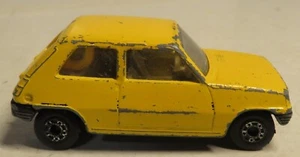 Vintage Matchbox by Lesney Superfast 1978 No 21 Renault 5TL Yellow Le Car Used - Picture 1 of 17