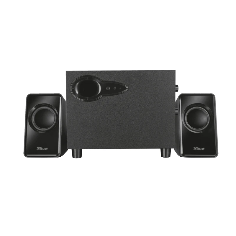 Casse TRUST SPEAKER 2.1 SUB PC NOTEBOOK 18W RMS HOME THEATRE ALTOPARLANTI USB - Immagine 1 di 1