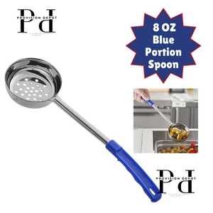 8 Unzen blau perforiert Portionslöffel / Verwenden Sie die richtige Portion in Ihrer Küche - Bild 1 von 1