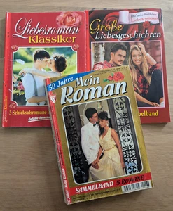 Liebesromane, Groschenromane, Romanhefte, 3 Sammelbände - Bild 1 von 1