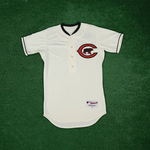 Chicago Cubs 1916 Authentic On-FIeld "Turn Back the Clock" Jersey Cover