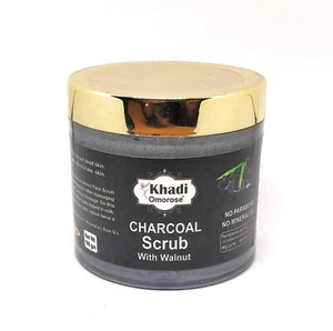 Charcoal Scrub With Walnut shell Almond oil 100Gm - Picture 1 of 3