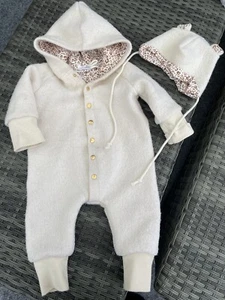Woll Walkanzug Overall Gr 80/86 Handmade vintageliebe - Bild 1 von 3