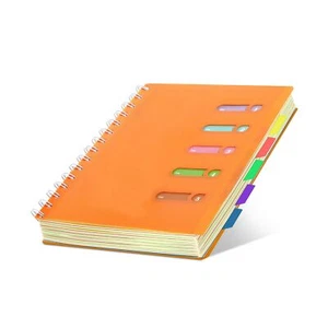 5 Subject Notebook College Ruled Spiral Notebook 5x7 with Removable Dividers ... - Picture 1 of 7