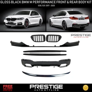 BMW 5 SERIES G30 G31 BODYKIT FRONT SPLITTER SIDE SKIRT DIFFUSER M PERFORMANCE - Picture 1 of 14