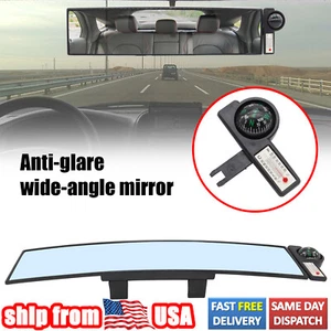 Espejo retrovisor interior extra grande de 12"" para camioneta Chevy Ford F150 Toyota GM - Imagen 1 de 9